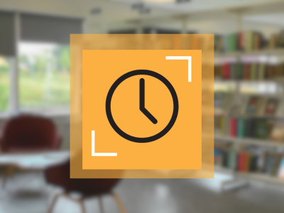 Grafik der illustrerer åbningstider